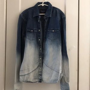 American Eagle Outfitters Ombré Jean Jacket